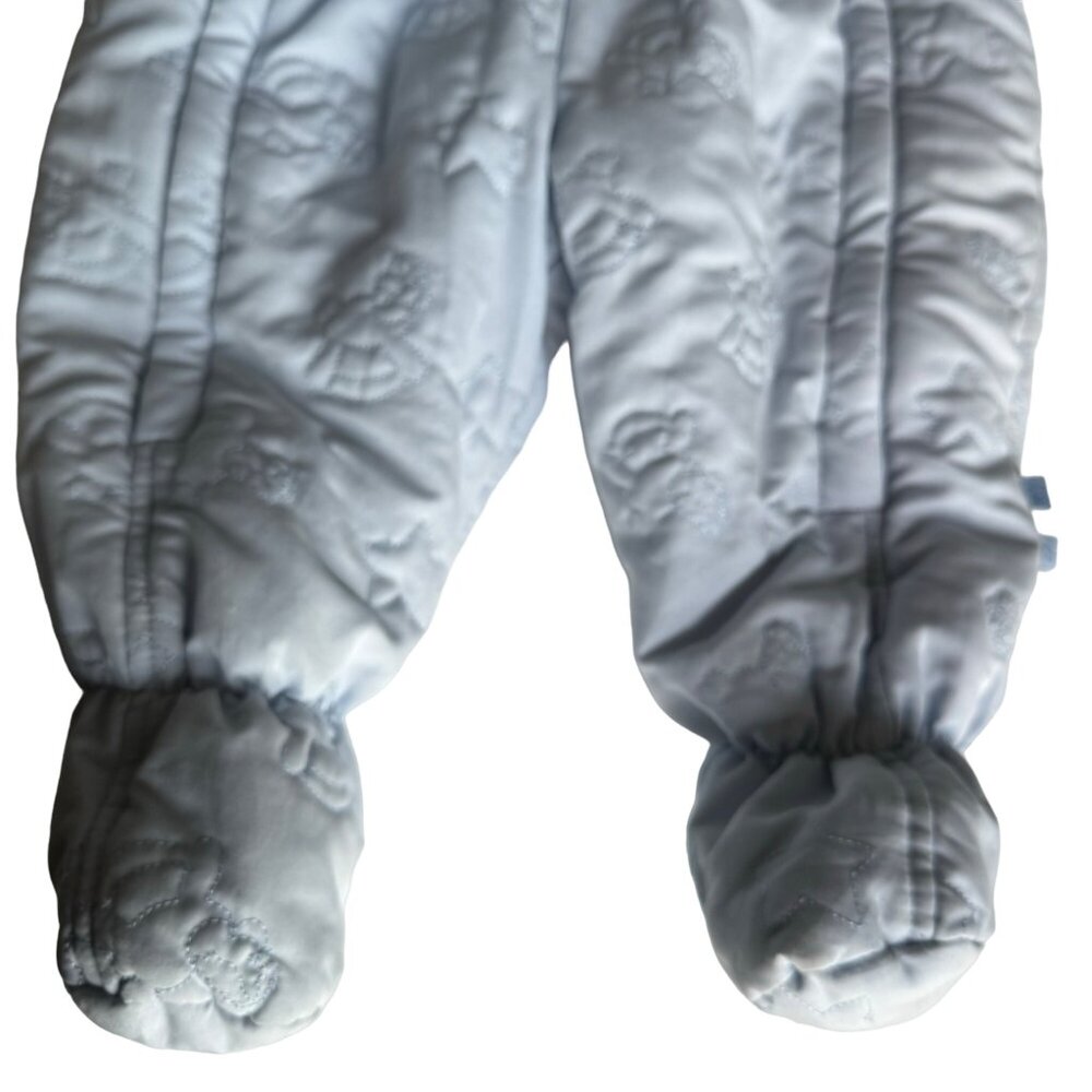 Le Petit Rothschild Infant Snowsuit 6mo Attached Mittens Booties Puffer Bunting - Picture 11 of 14